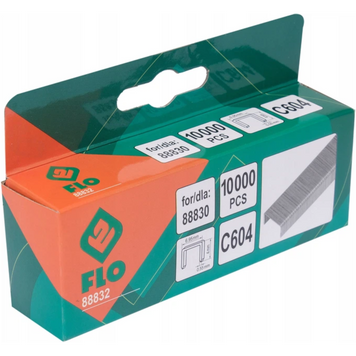 Скоби для садового степлера "FLO", 88832 (10000шт) 965 фото