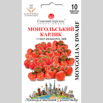 Томат "Монгольський карлик" СБ (10шт) 087 фото
